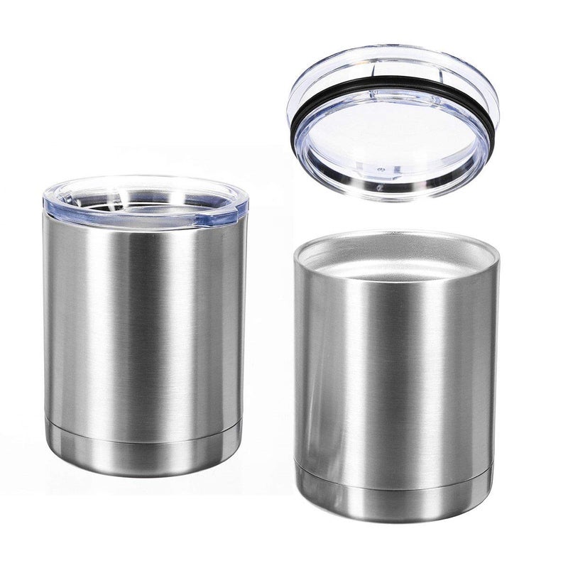 Gteller 10oz Lowball Tumbler, Double Wall Stainless Steel Insulated for Keeping Hot and Cool - Image 2